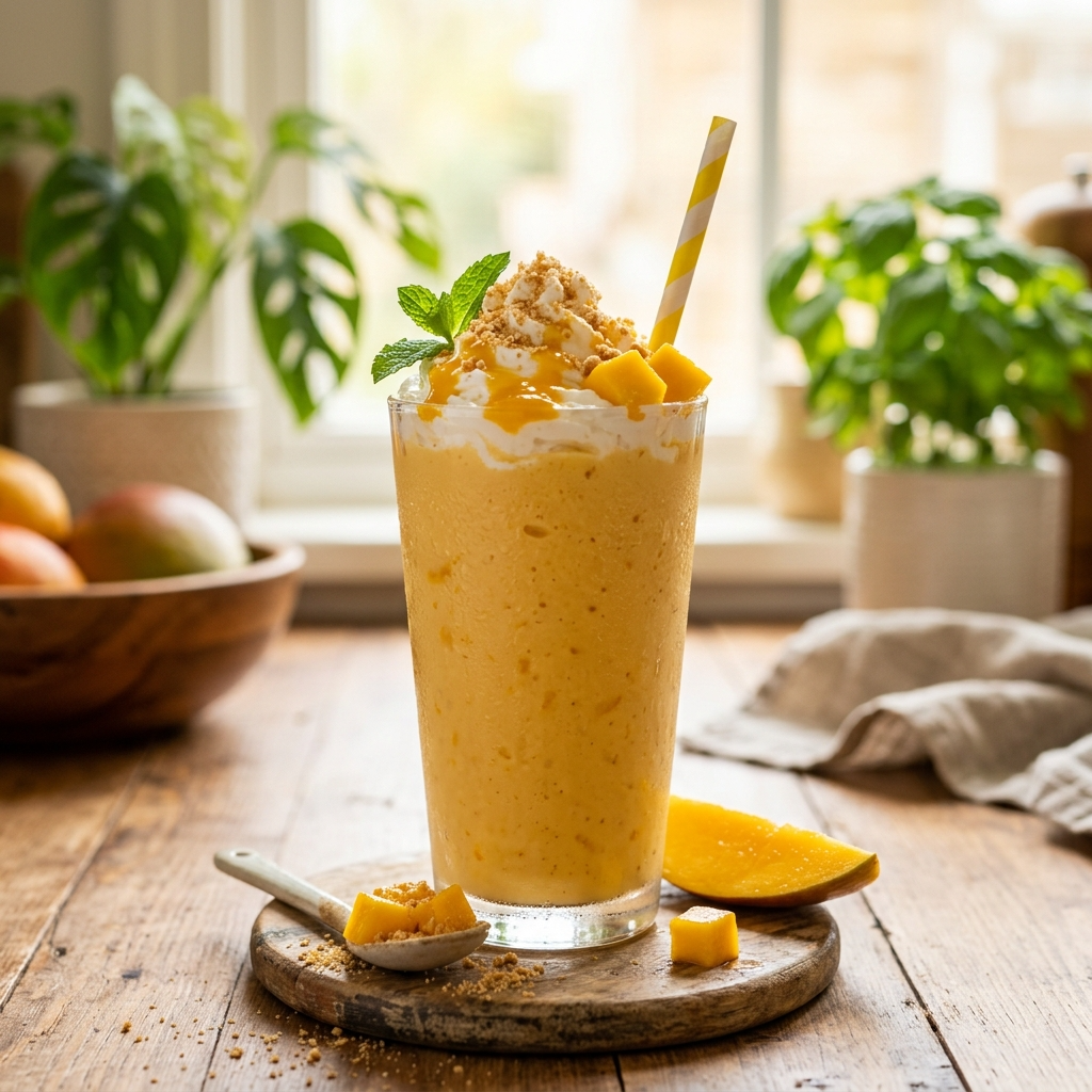 Mango Cheesecake Smoothie: A Vegan Twist with Health Benefits