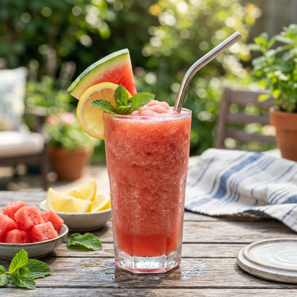 Watermelon Lemon Freeze Smoothie