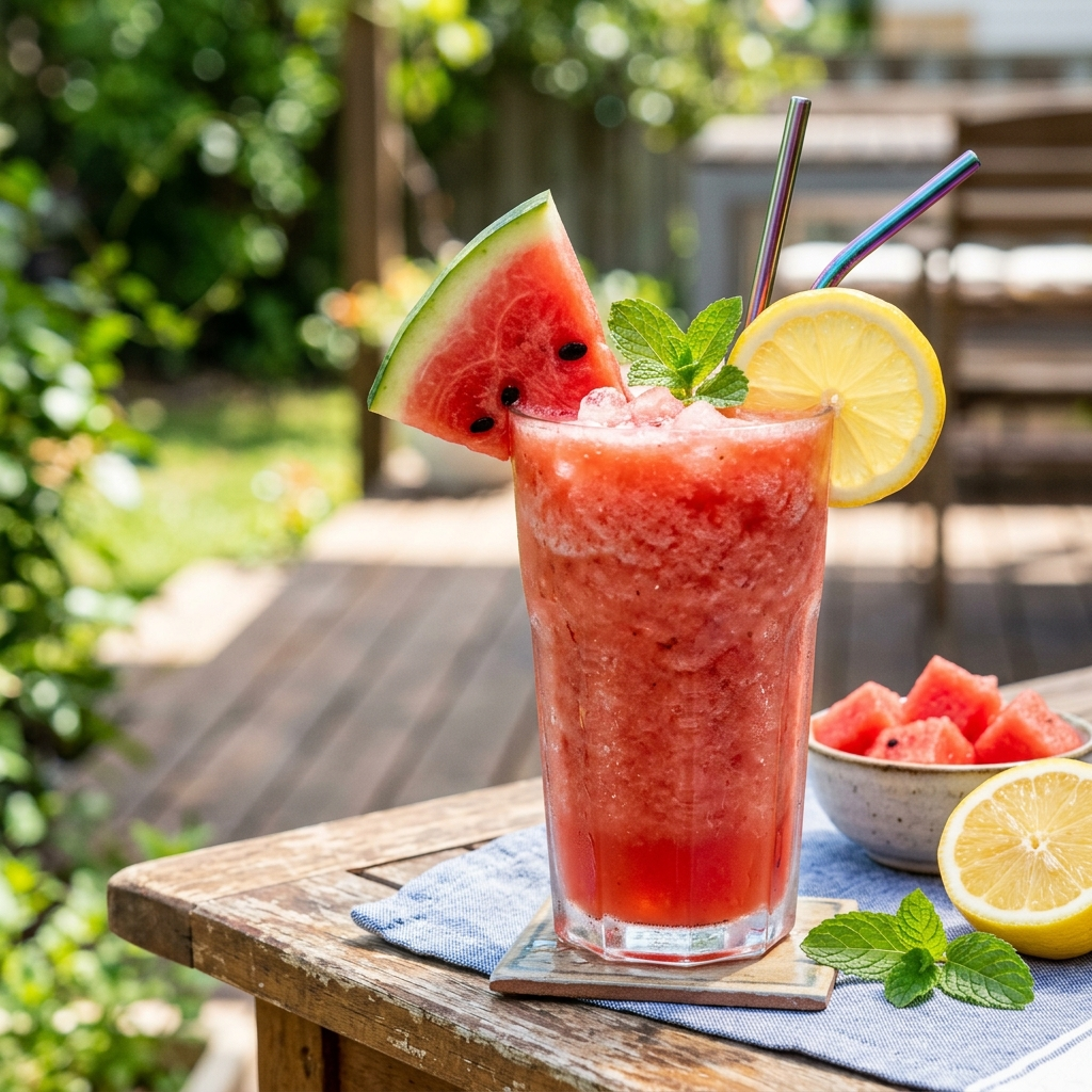 Watermelon Lemon Freeze Smoothie