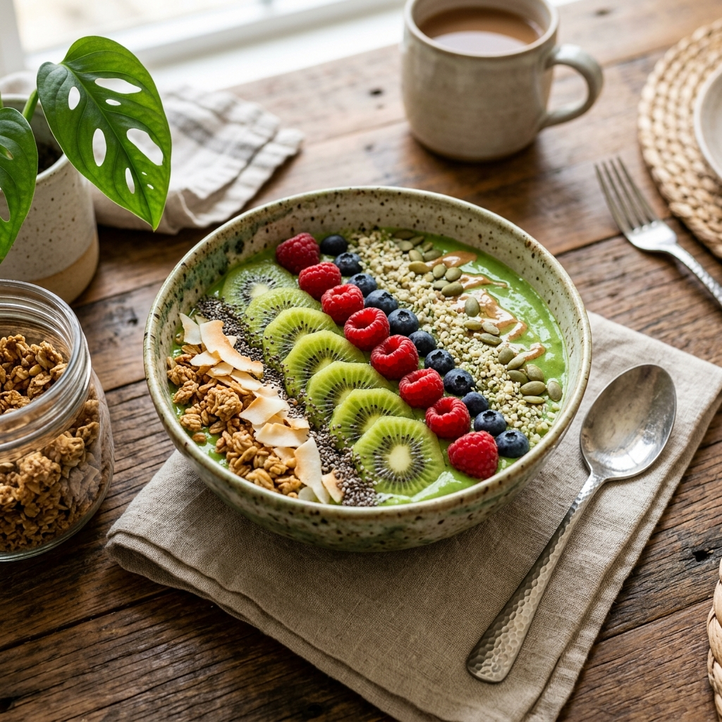 Green Smoothie Bowl Recipe for Health and Flavor