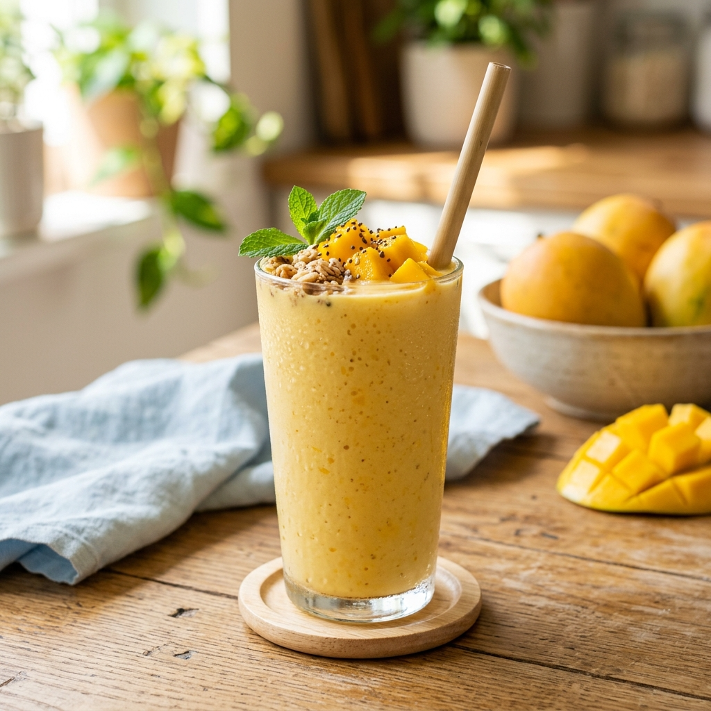 Mango Milk Smoothie: A Creamy Vegan Treat