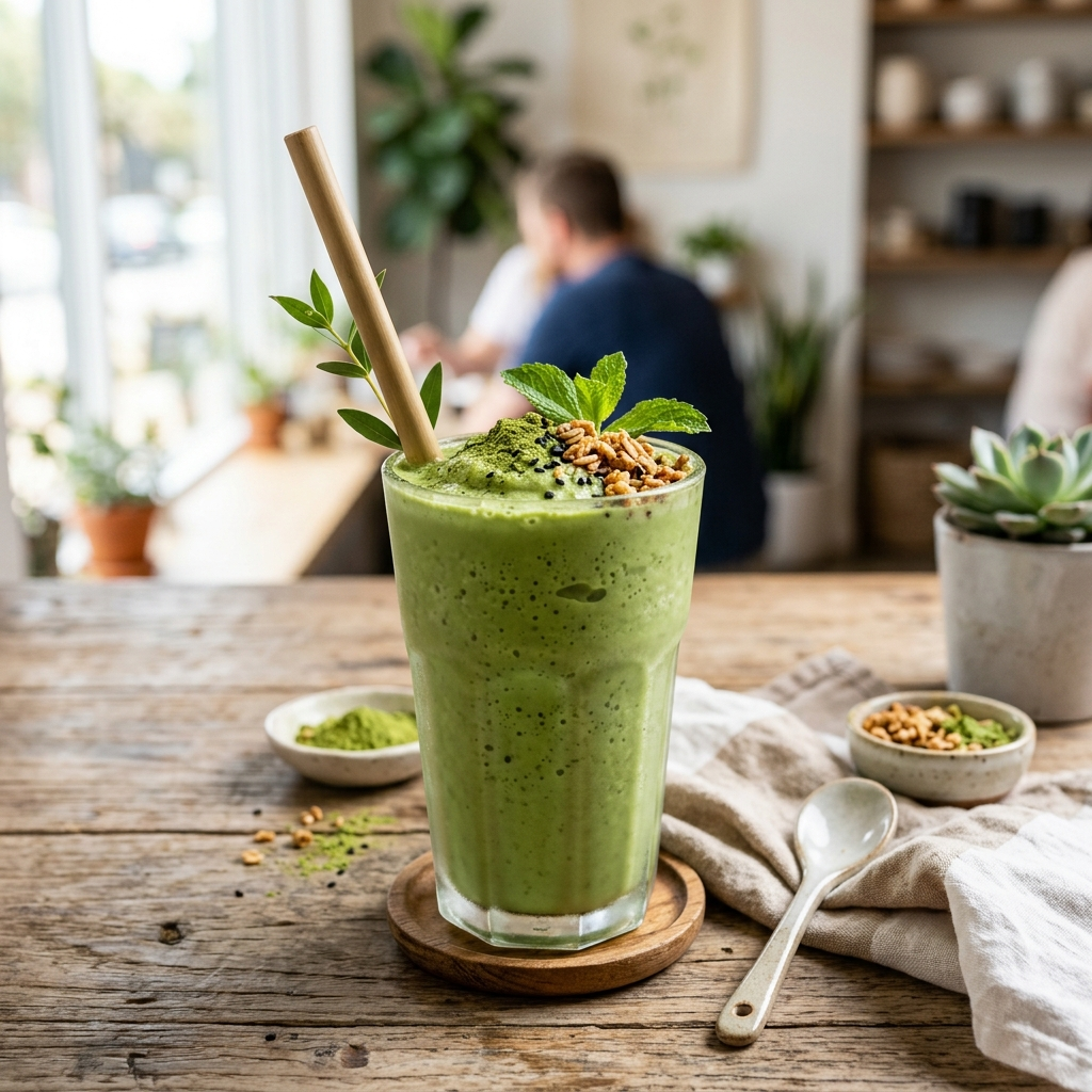 Green Tea Smoothie for a Refreshing Boost