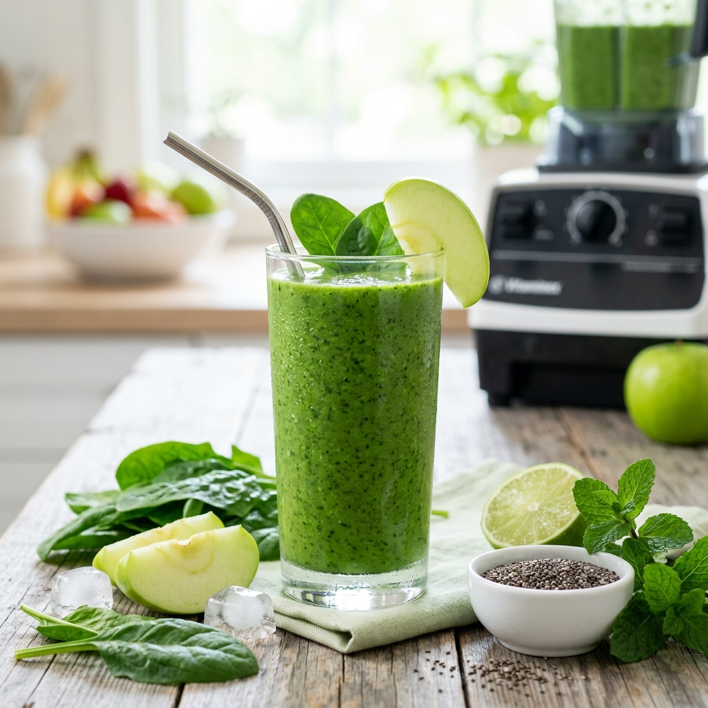 Apple Spinach Smoothie