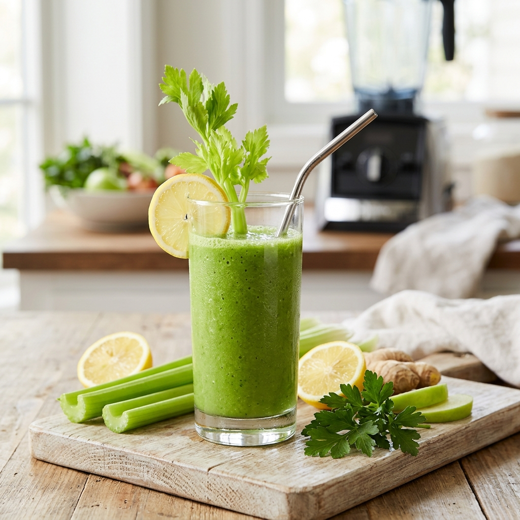 Celery Detox Smoothie for Natural Cleansing Boost