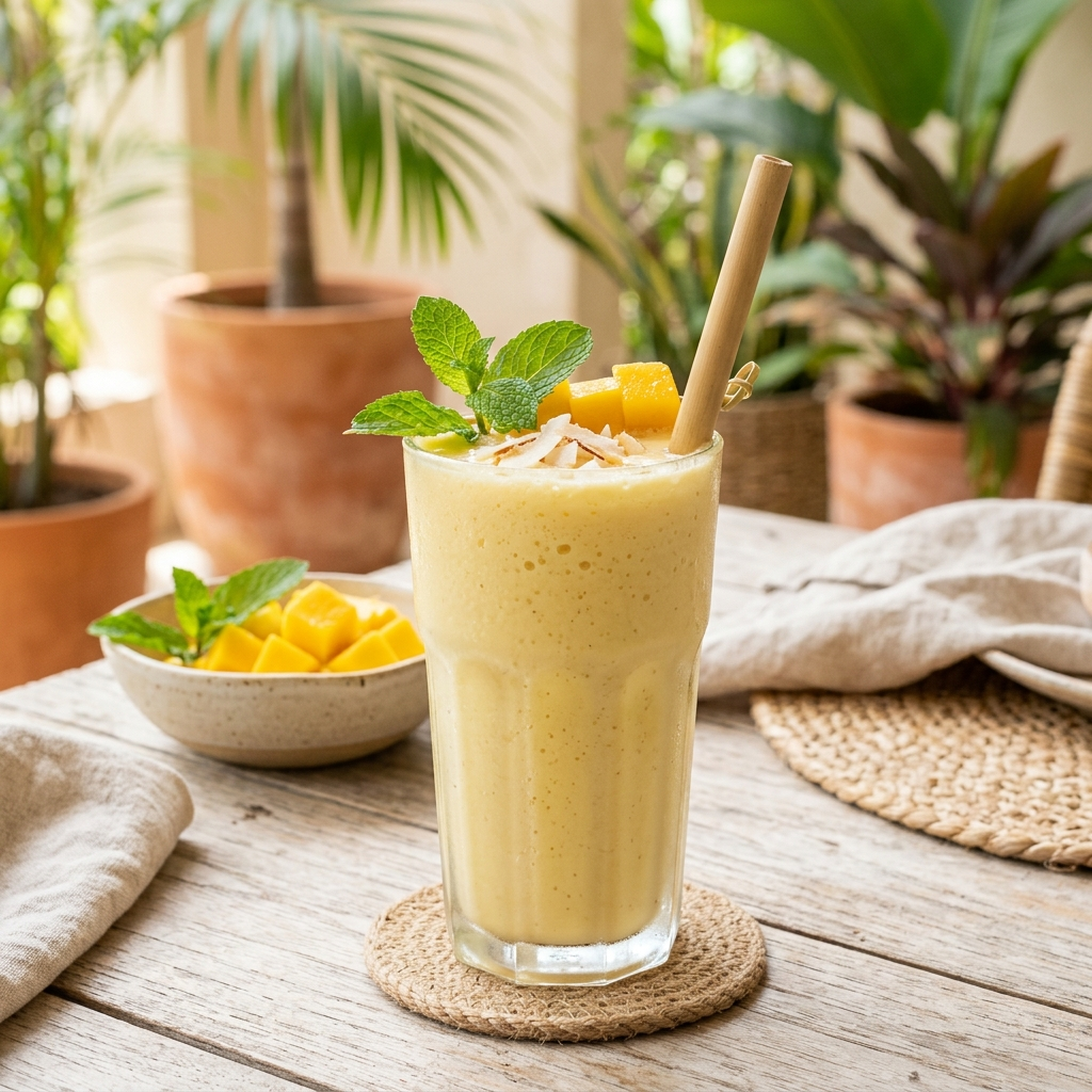 Light Mango Smoothie for a Tasty Boost