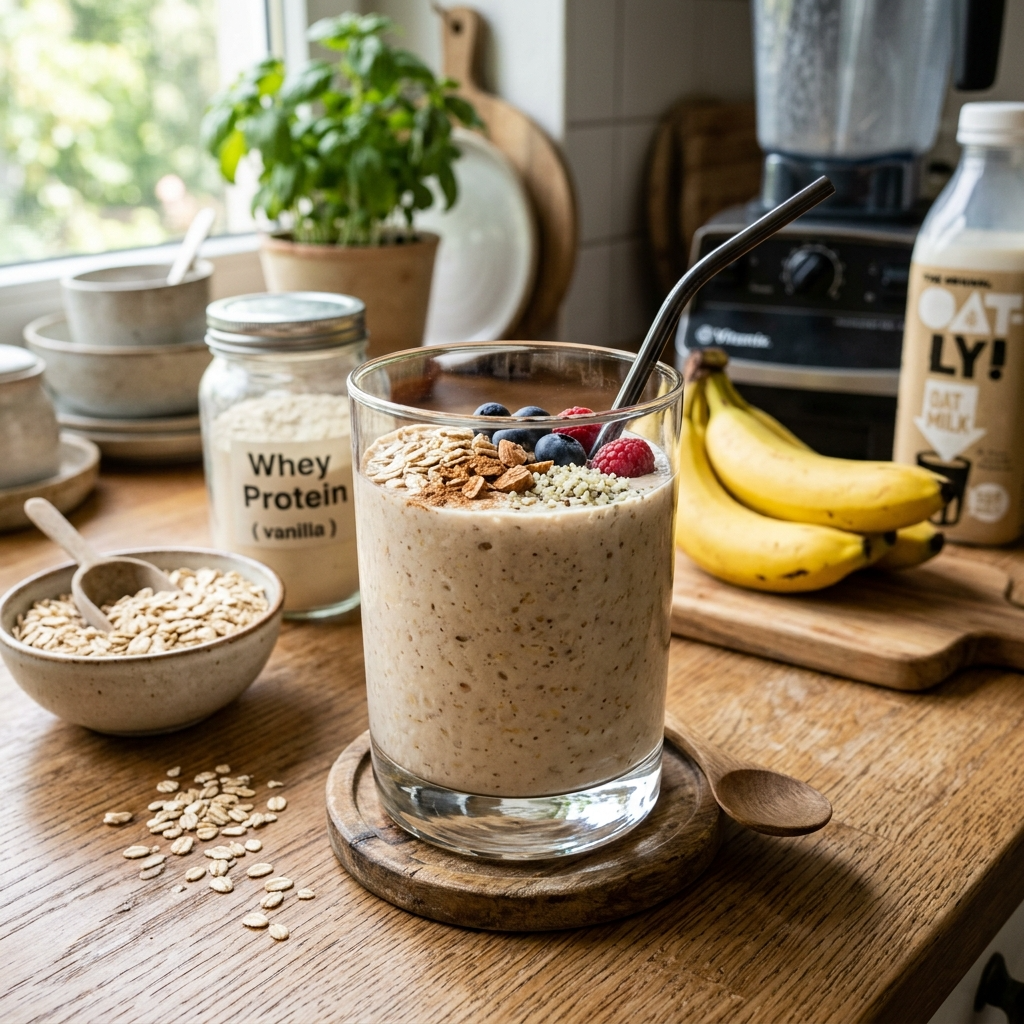 Whey Protein Smoothie for Post-Workout Nutrition