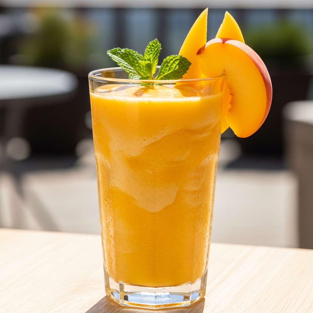 Peach Mango Smoothie for a Refreshing Twist