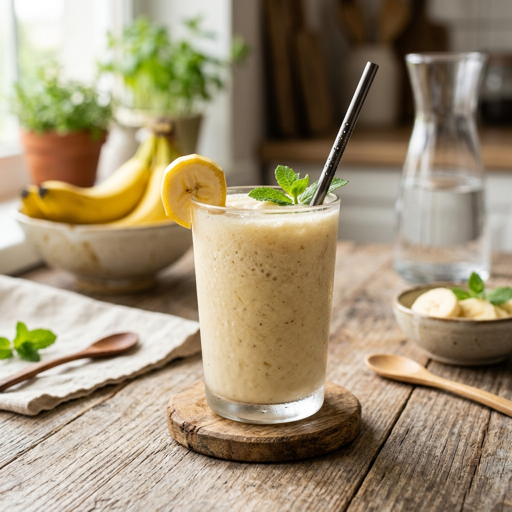 Banana Water Smoothie for Hydration and Energy