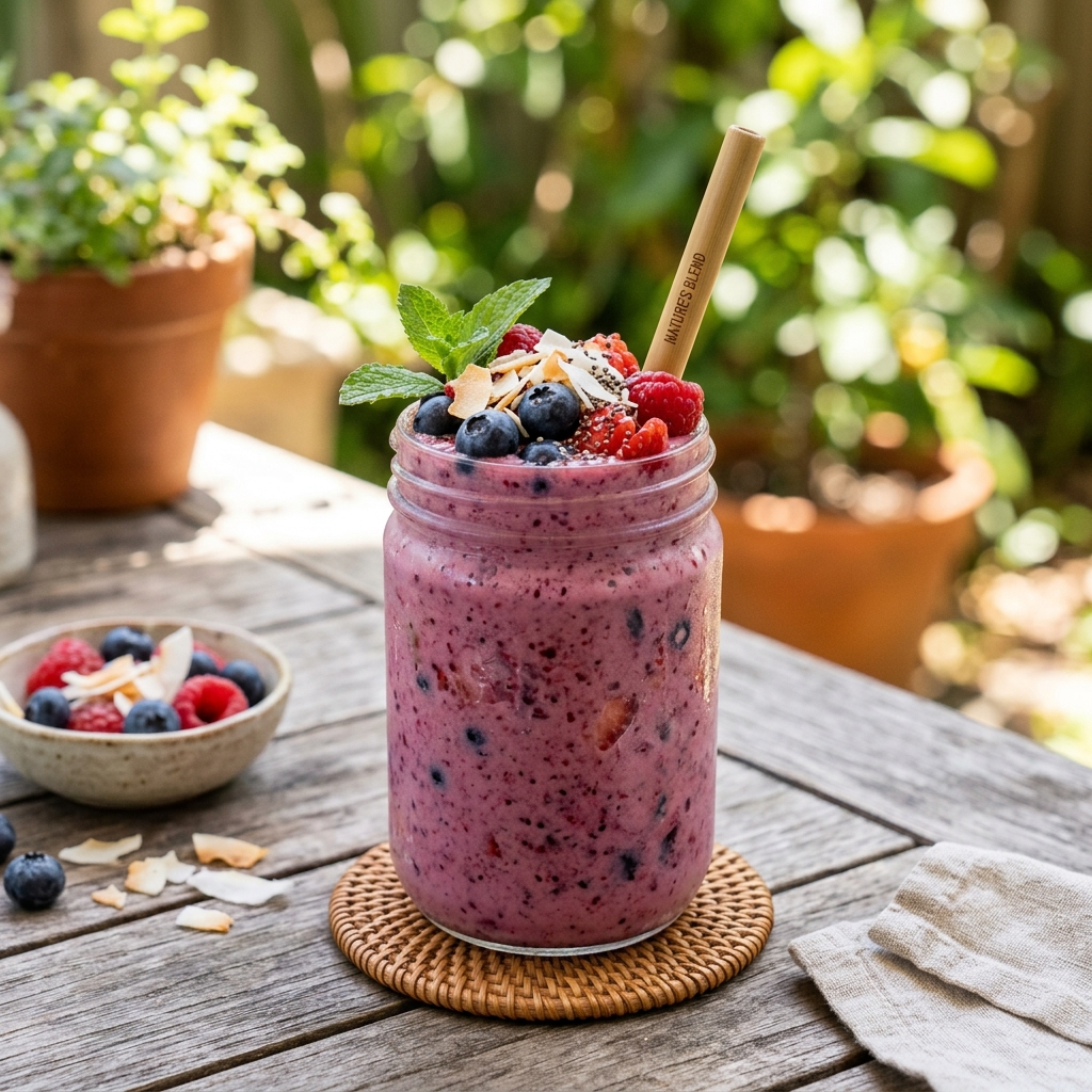 Coconut Water Berry Smoothie