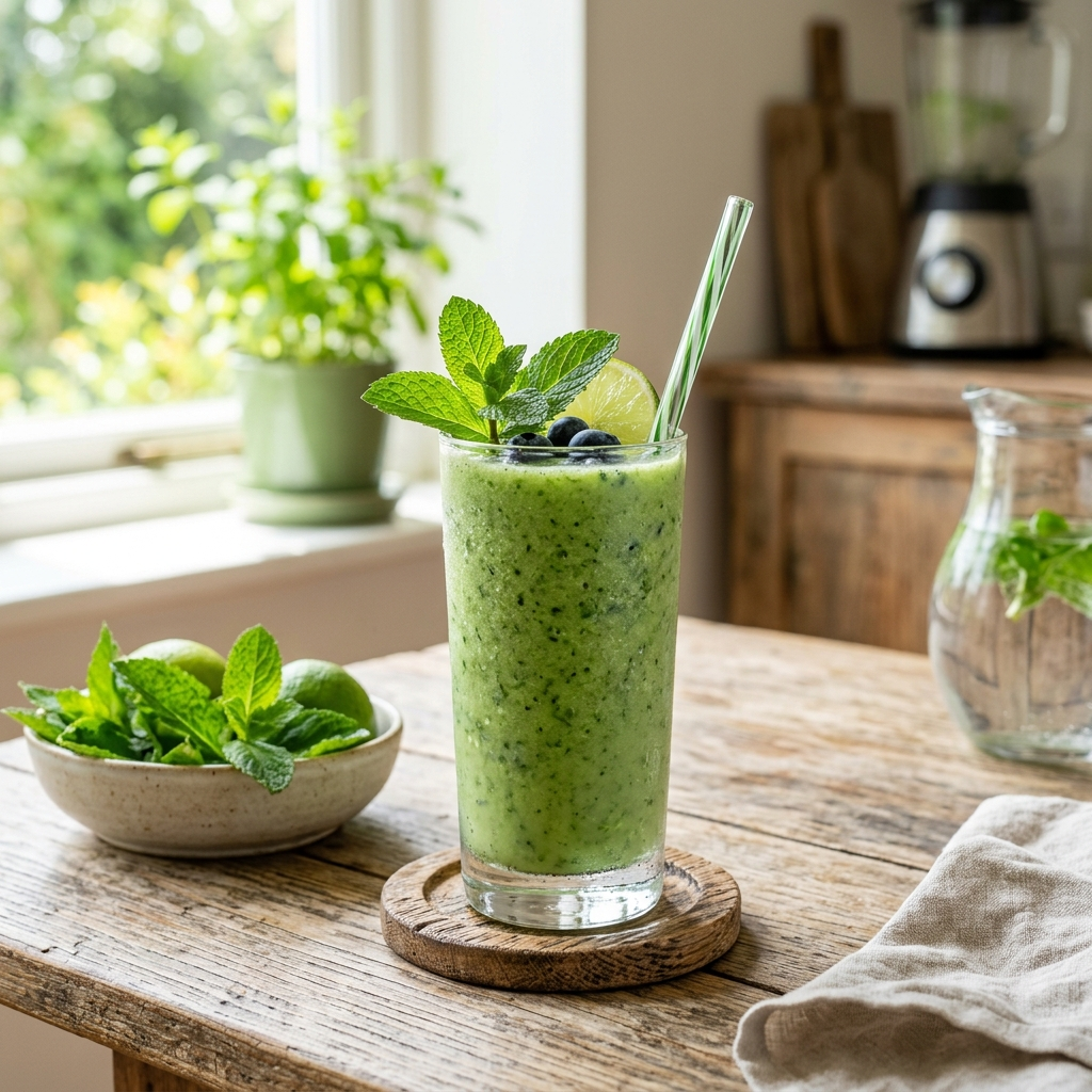 Refreshing Mint Water Smoothie: A Hydrating Twist on Green Drinks