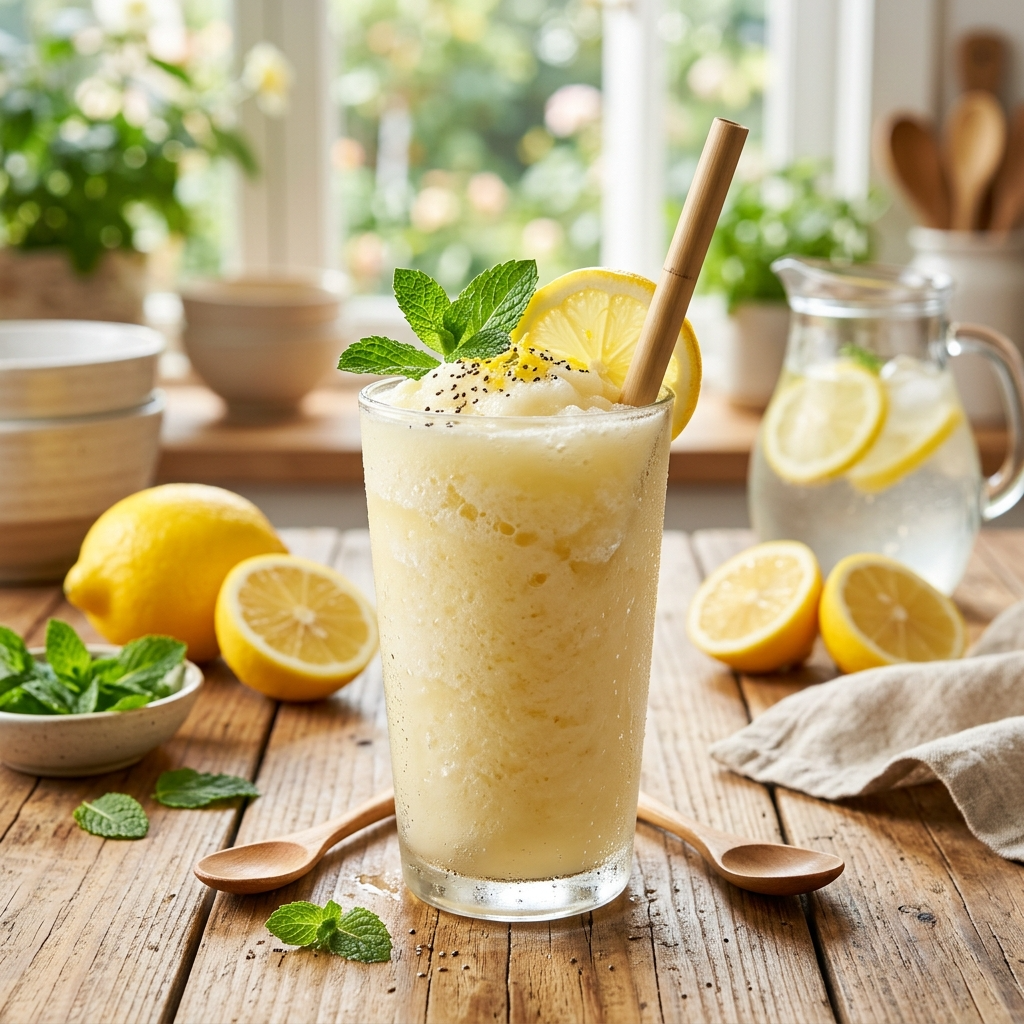 Lemon Water Smoothie for Hydration and Vitality