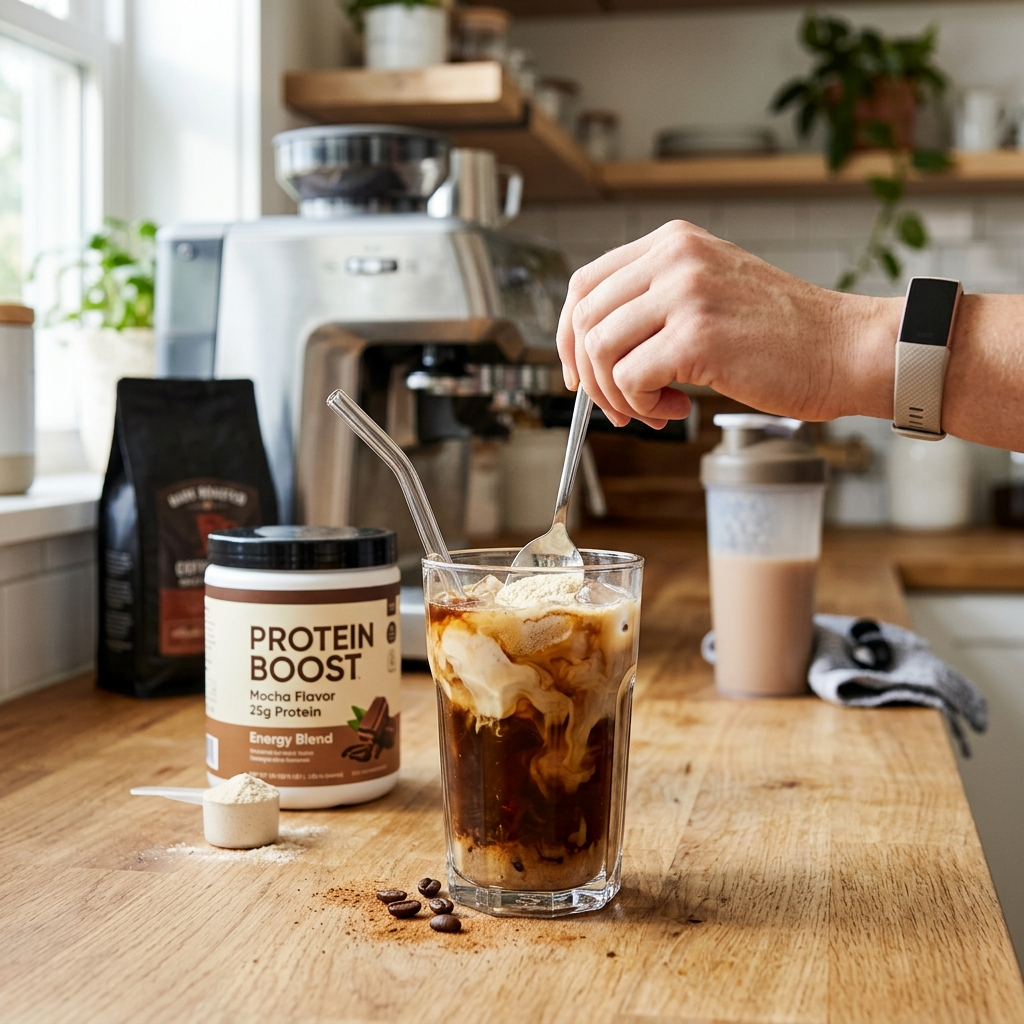 Coffee Protein Boost Smoothie for Energy and Health