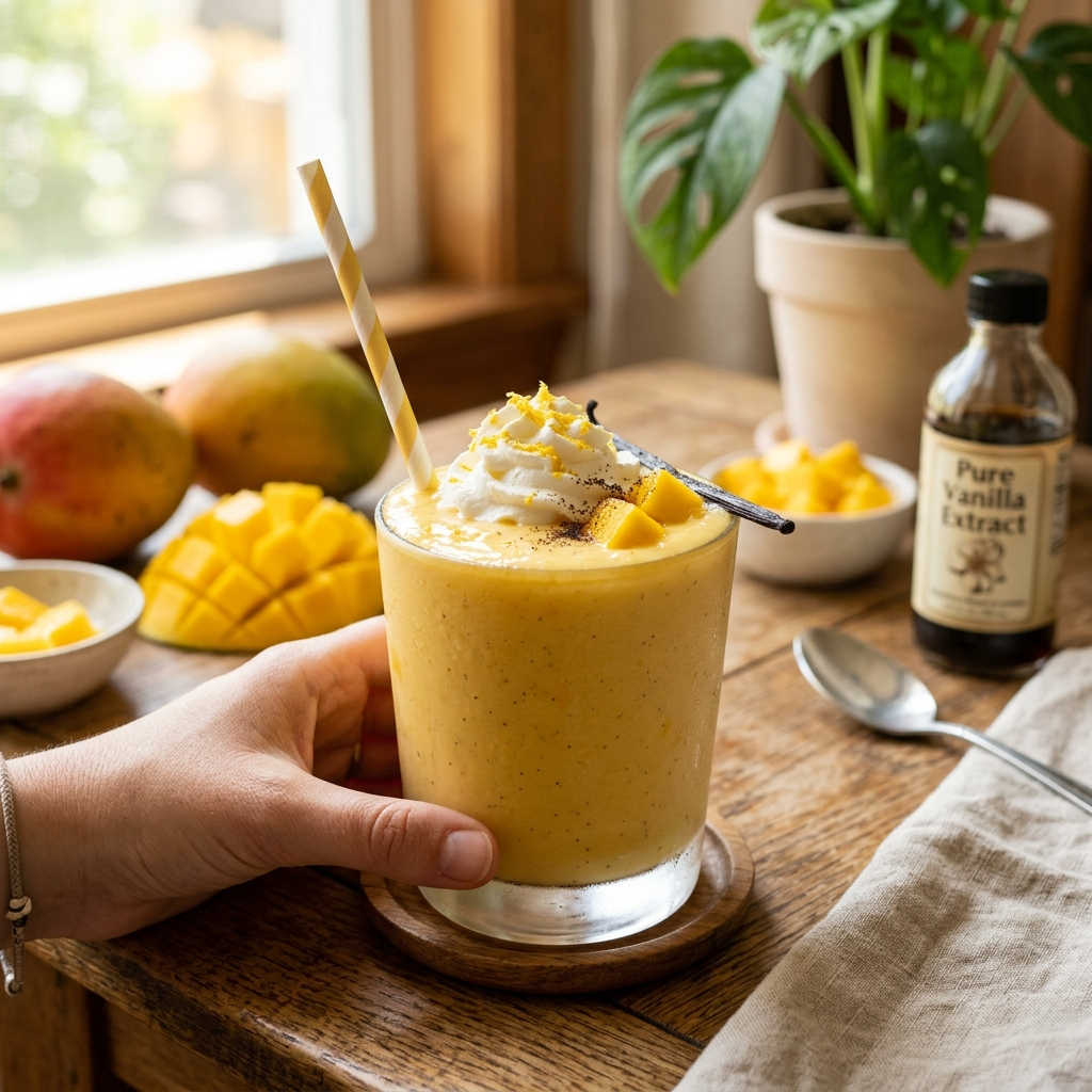 Mango Vanilla Smoothie Recipe