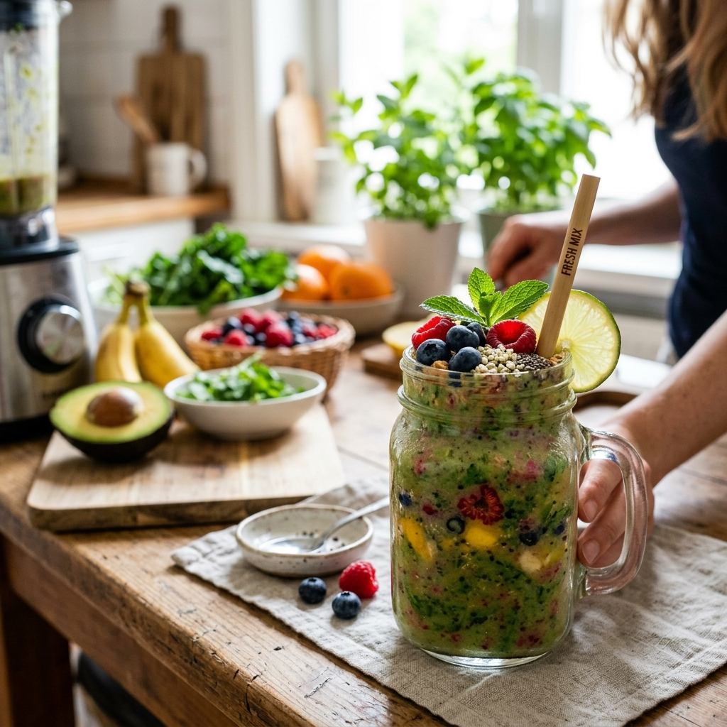 Fresh Mix Smoothie: Blending Nutrition and Flavor