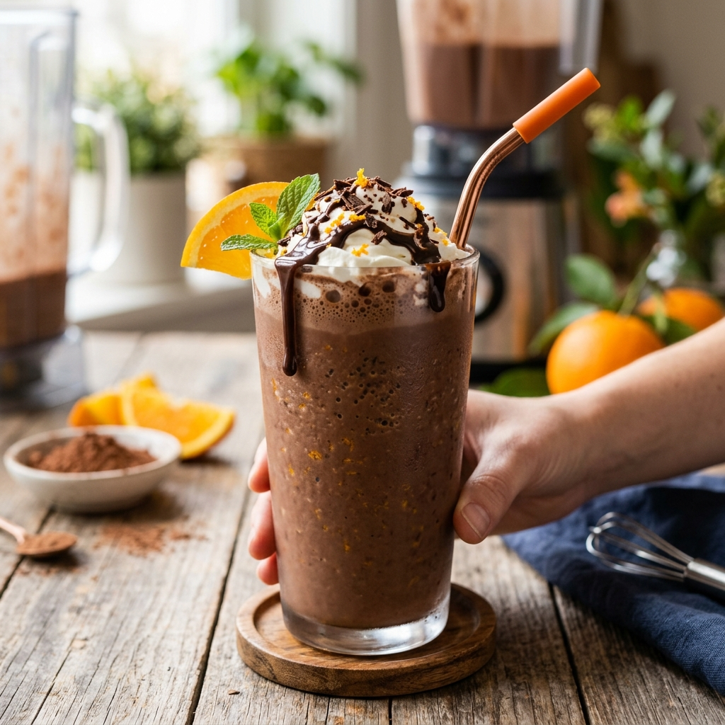 Chocolate Orange Smoothie: A Vegan Energy Booster