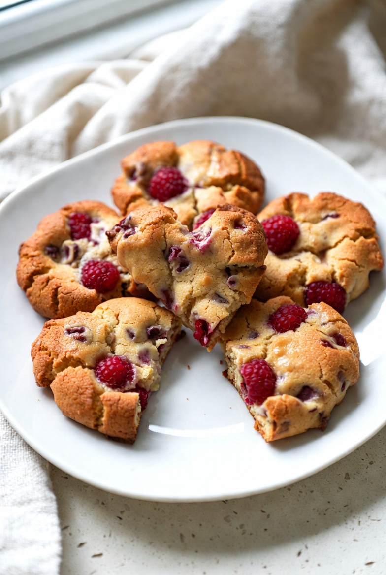 Easy Small-Batch Raspberry Heart Cookies | Perfect for Two