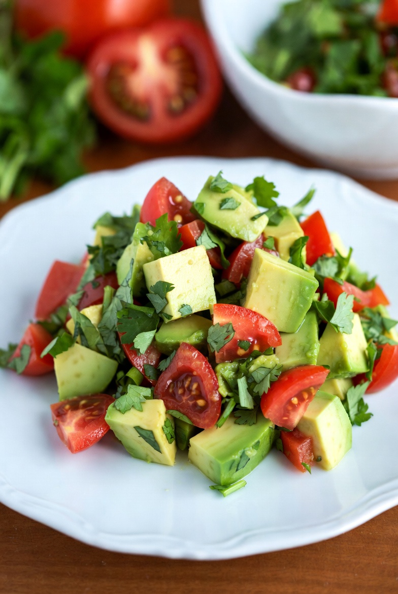 10-Minute Avocado Salsa Recipe | Fresh Side Dish Plating