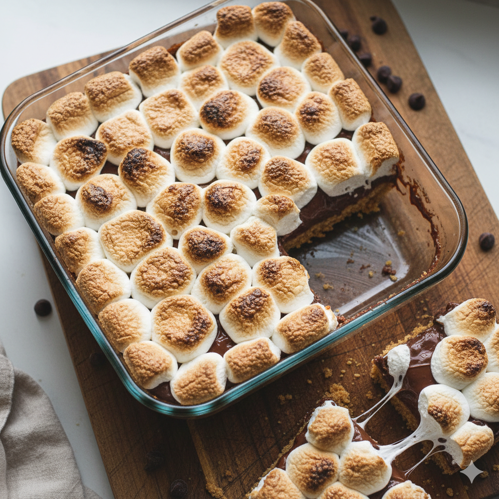 Easy S’mores Bars (No Campfire Needed)