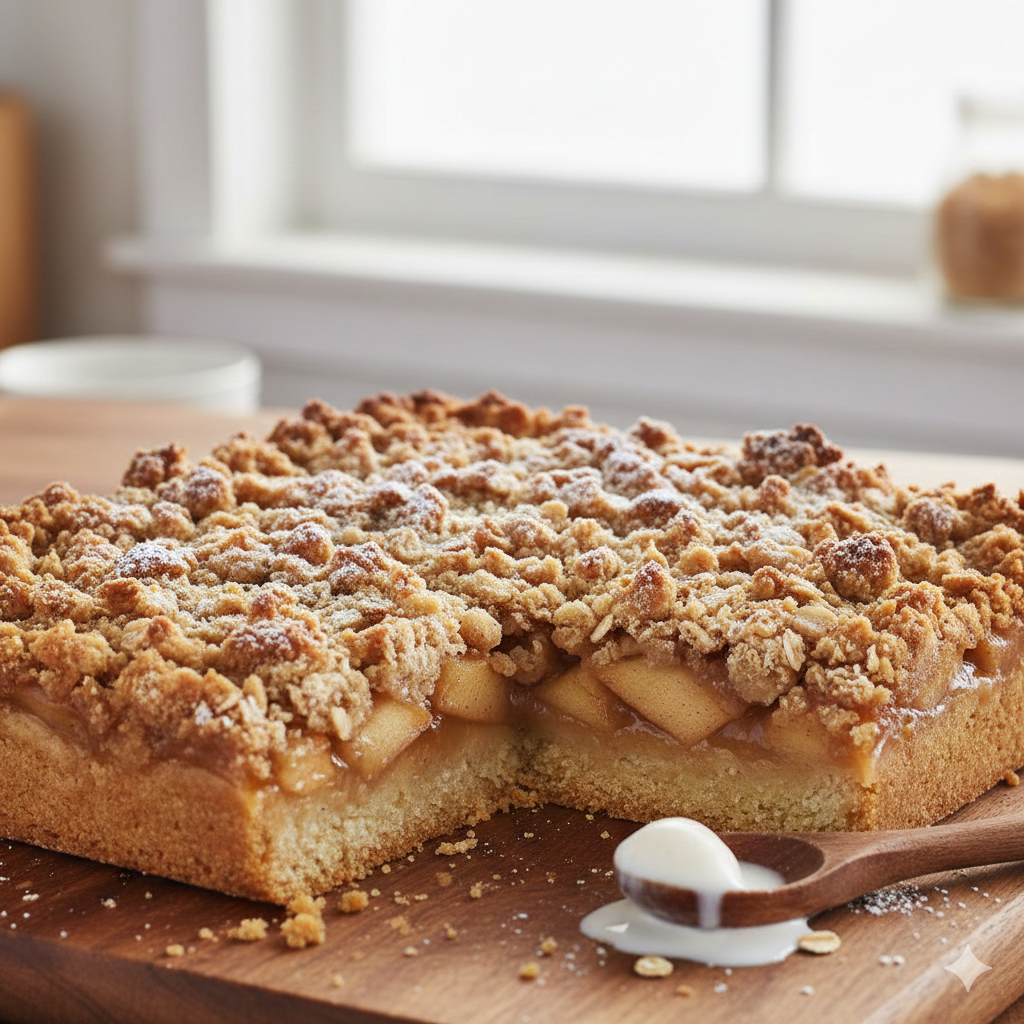 The Ultimate Apple Crumble Bars: A Symphony of Cinnamon and Crunch