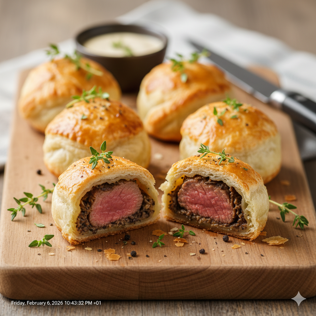 Mini Beef Wellington Bites | Easy Gourmet Party Appetizers