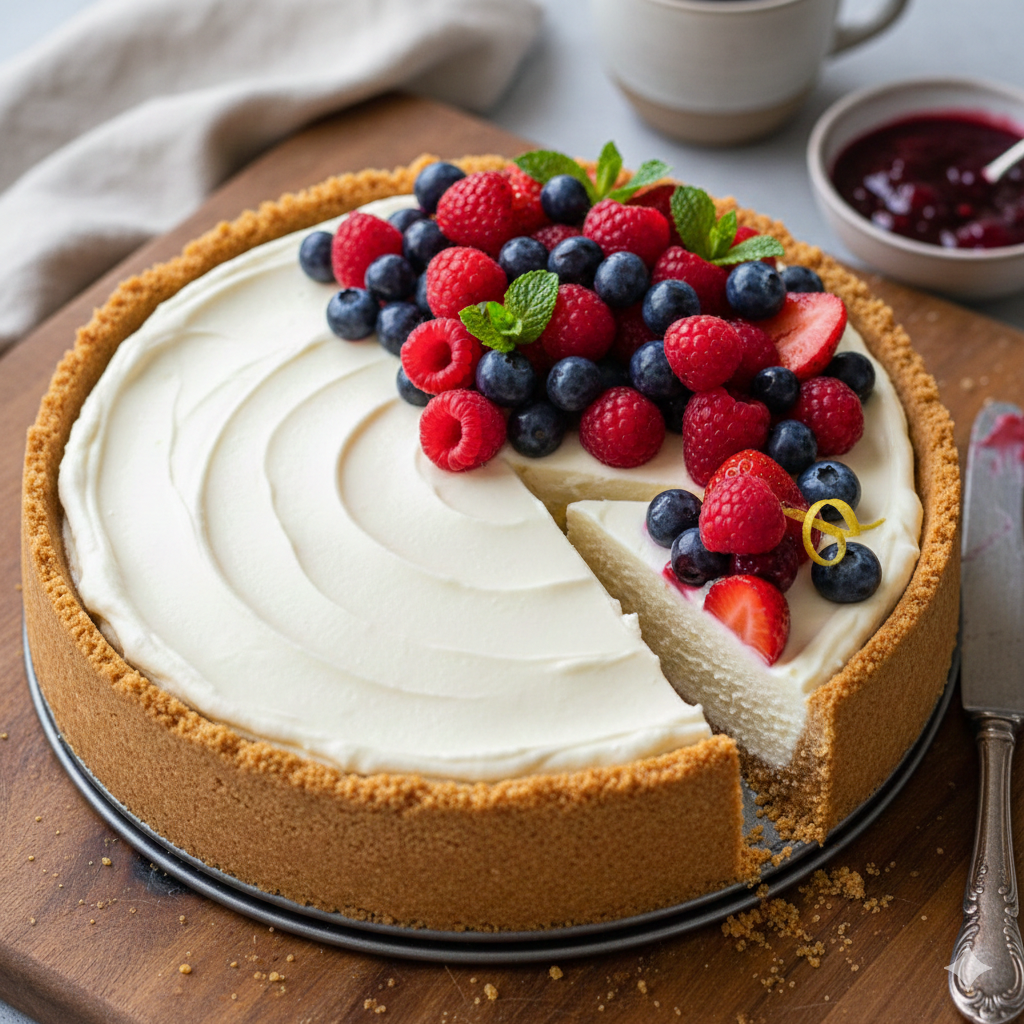 The Ultimate No-Bake Cheesecake: Silky, Simple, and Sublime