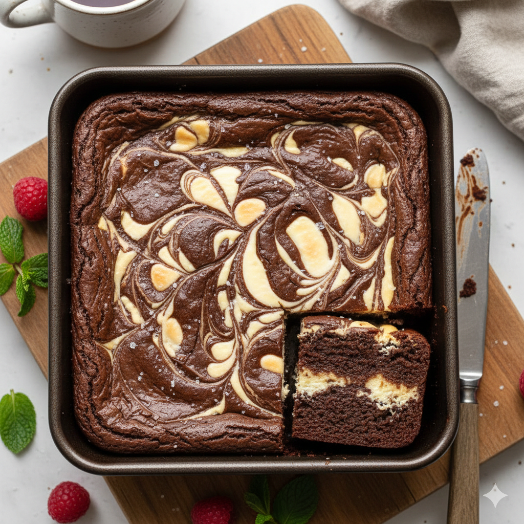 Fudgy Cheesecake Swirl Brownies: The Ultimate Marbled Dessert