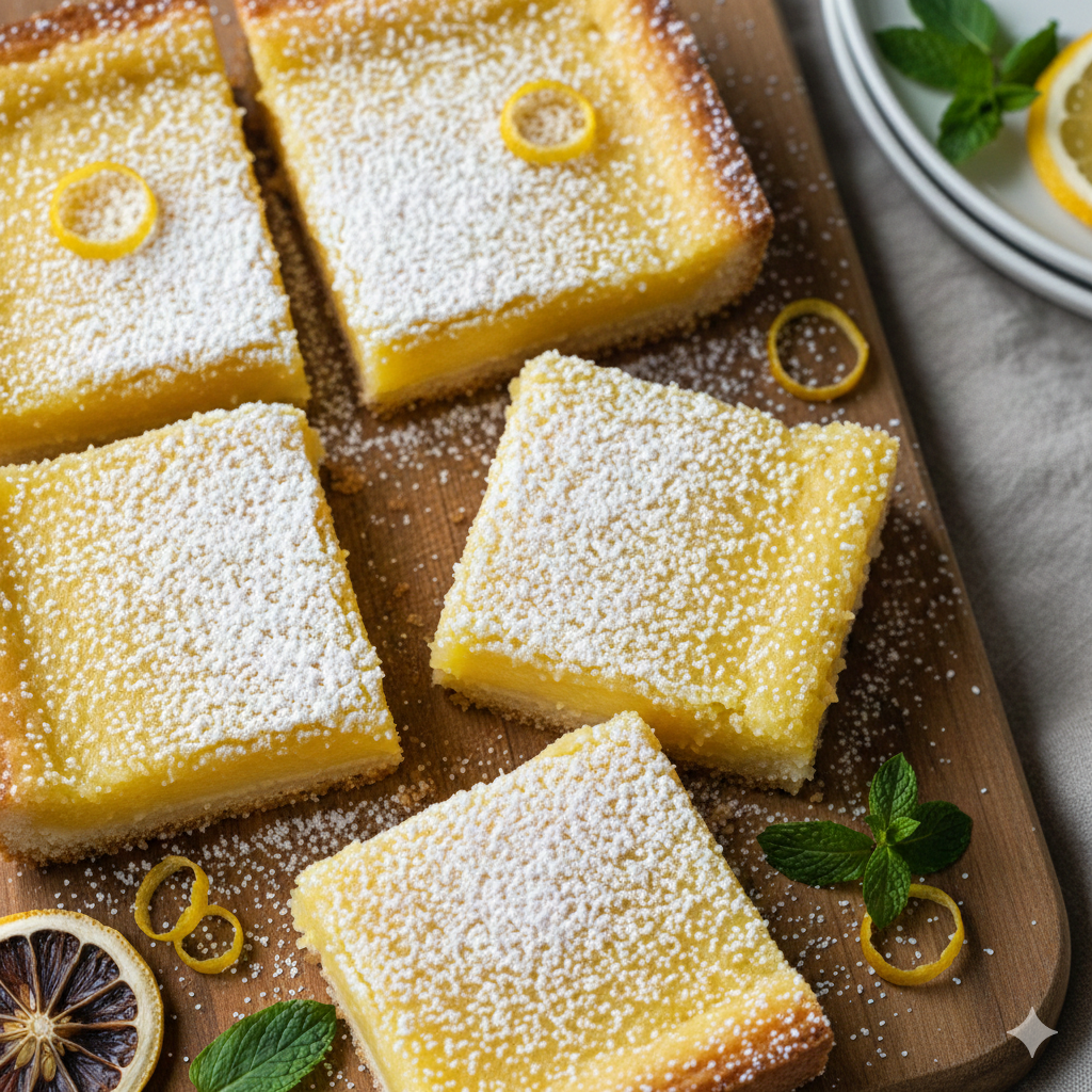 The Ultimate Zesty Lemon Bars with a Buttery Shortbread Crust