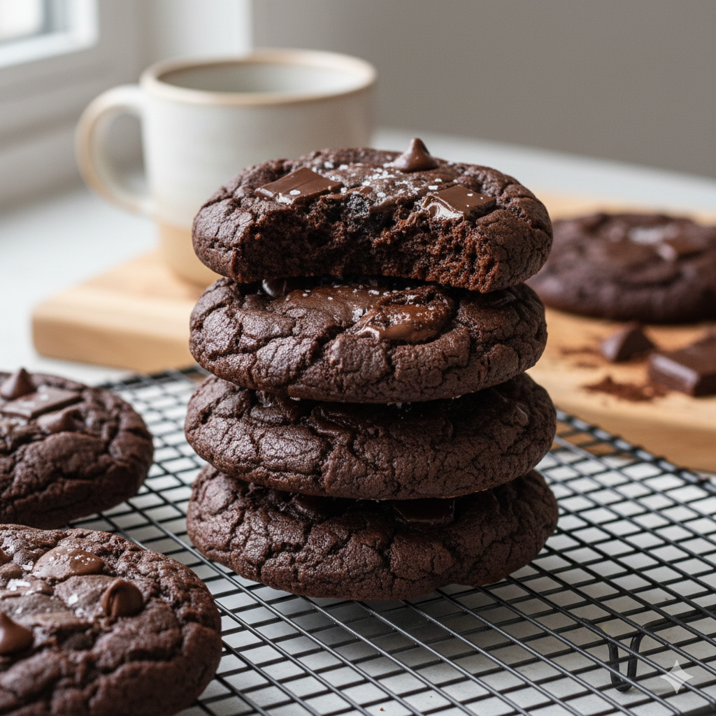 Fudgy Double Chocolate Cookies: The Ultimate Decadent Recipe