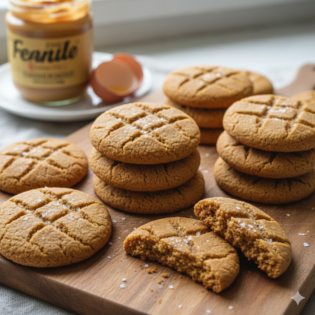 Easy 3-Ingredient Peanut Butter Cookies (Gluten-Free)