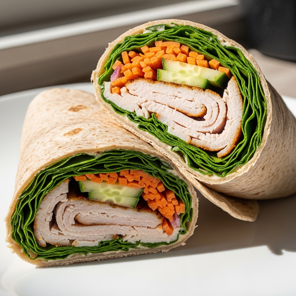 The Ultimate Turkey Protein Wrap: A Fresh, High-Protein Power Meal