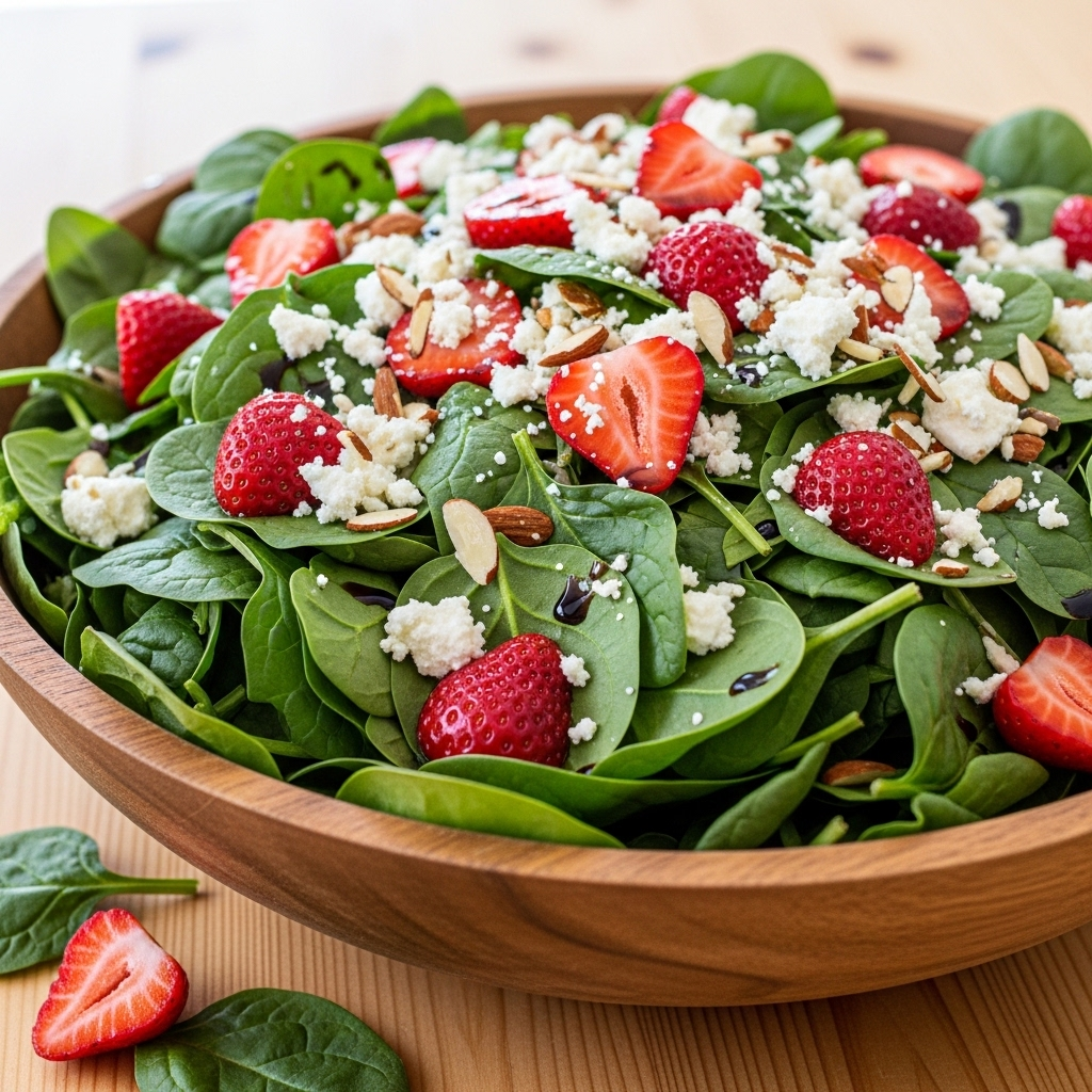 Strawberry Spinach Salad with Feta: The Ultimate Summer Refreshment