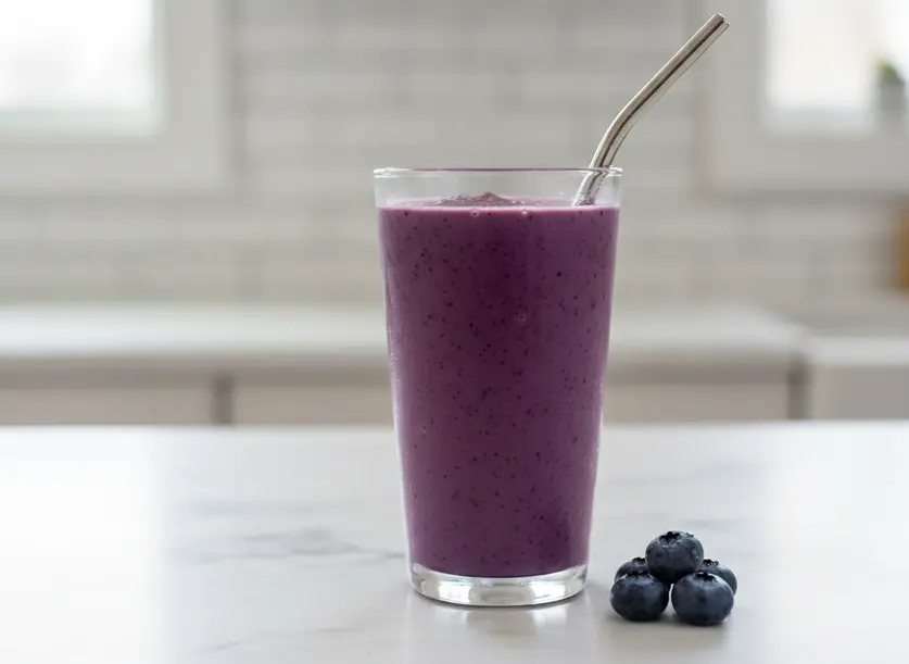 My 5-Minute Blueberry Yogurt Smoothie: The Easiest & Tastiest Way to Start Your Day