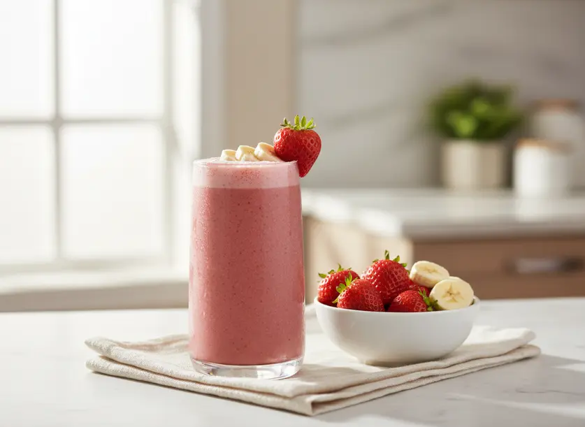 My Go-To 5-Minute Strawberry Banana Smoothie: Thick, Creamy, & Deliciously Easy!