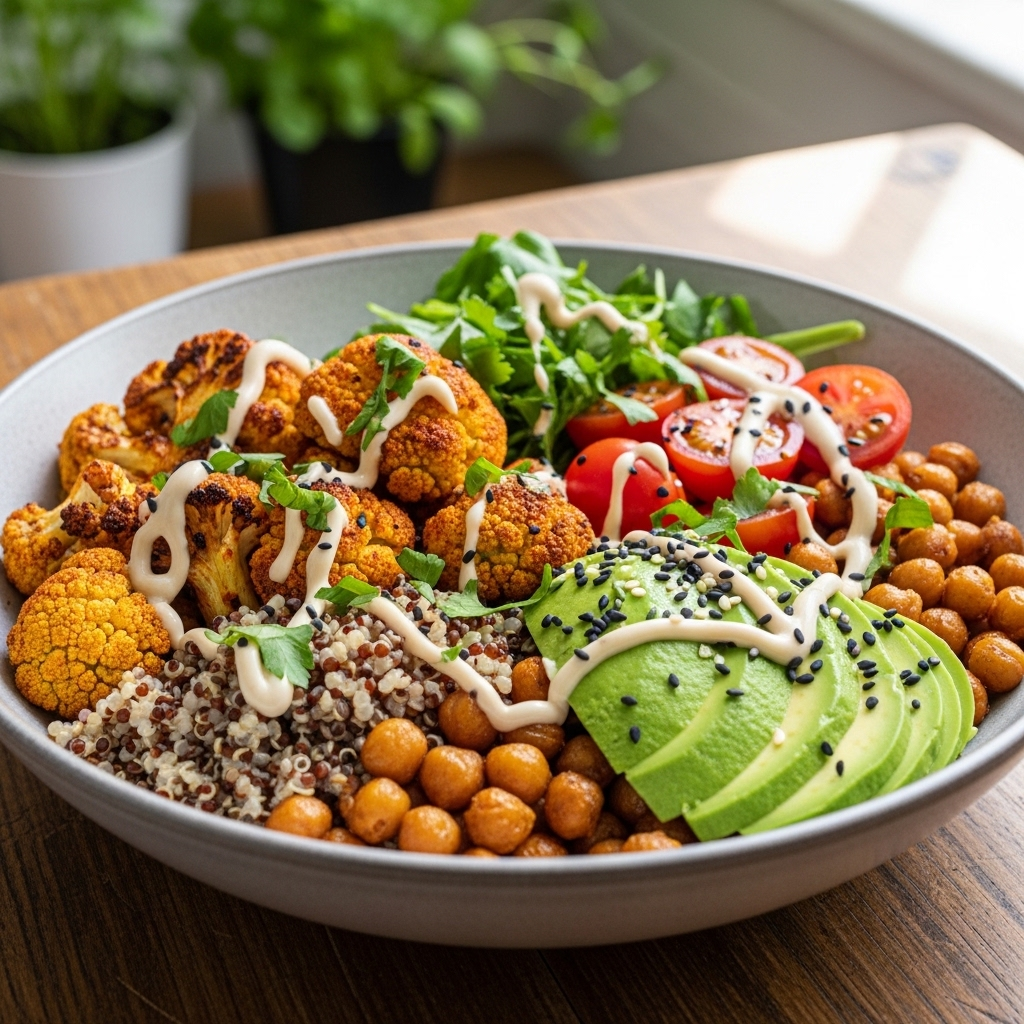 The Ultimate Roasted Cauliflower Bowl: A Masterclass in Flavor and Texture