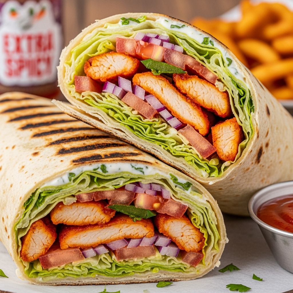 Ultimate Spicy Chicken Wrap: Bold Flavor & Easy Recipe