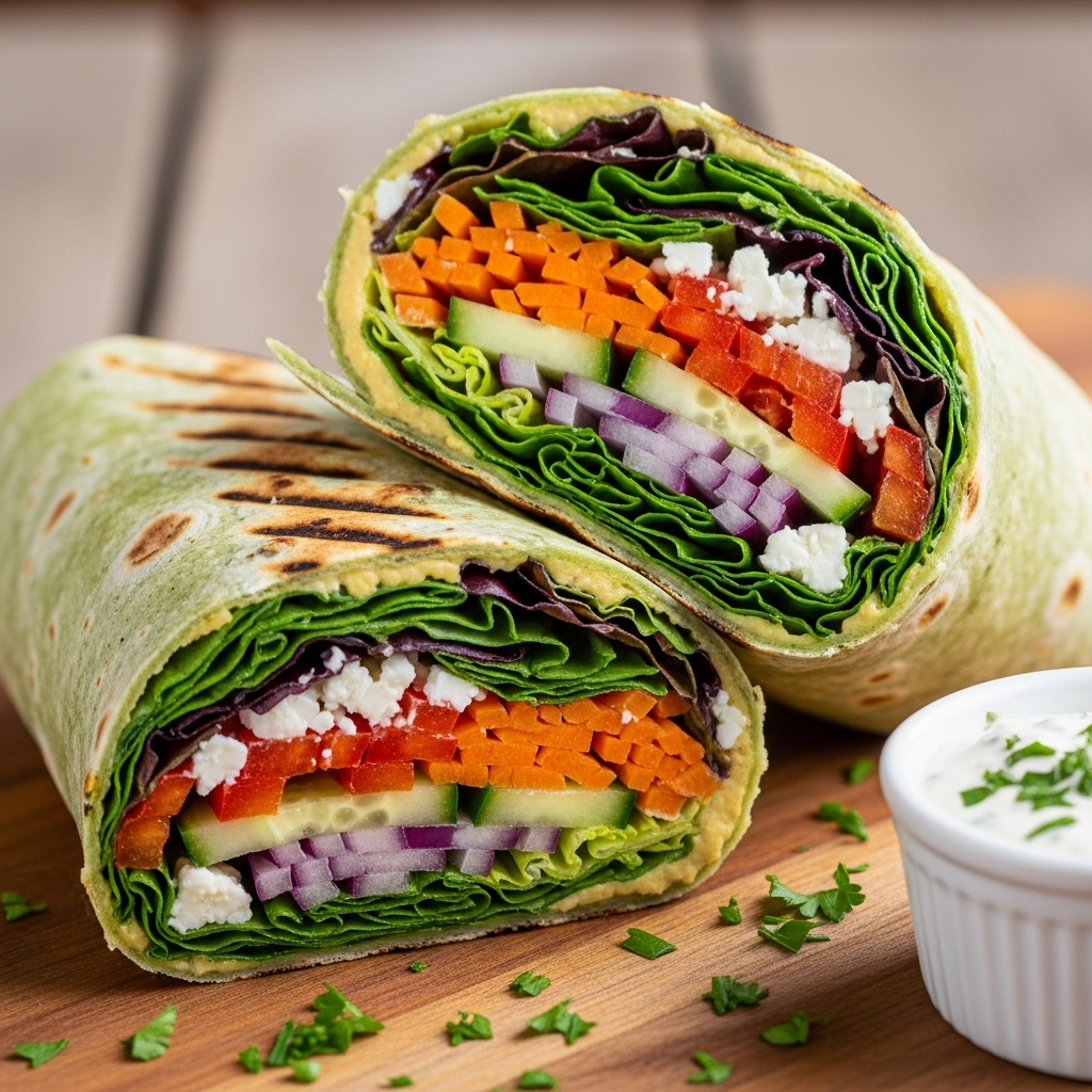 The Ultimate Fresh & Crunchy Veggie Wrap: A Masterclass in Flavor