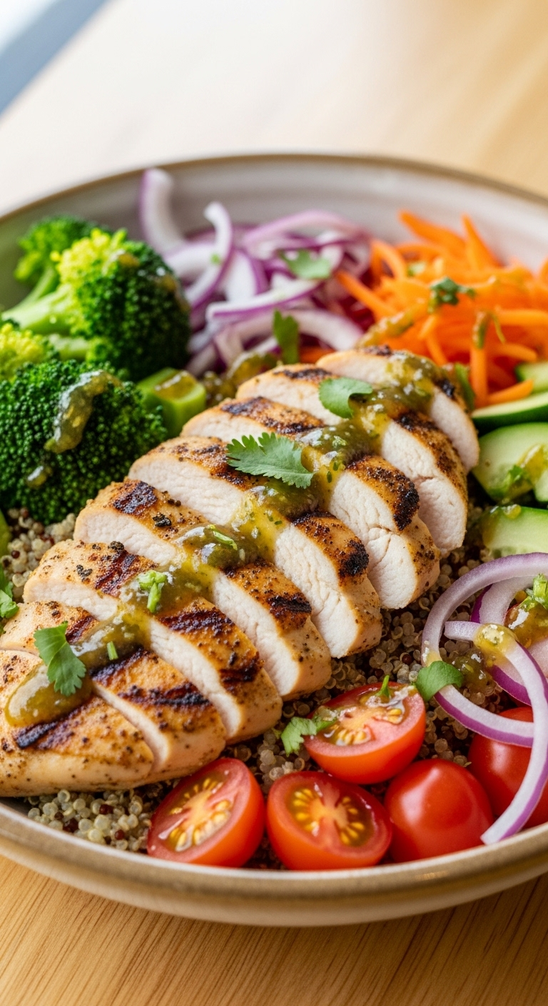 Healthy & Flavorful: The Ultimate Low-Calorie Chicken Bowl