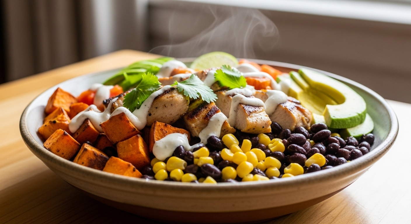The Ultimate Sweet Potato Chicken Bowl: A Nutrient-Dense Feast