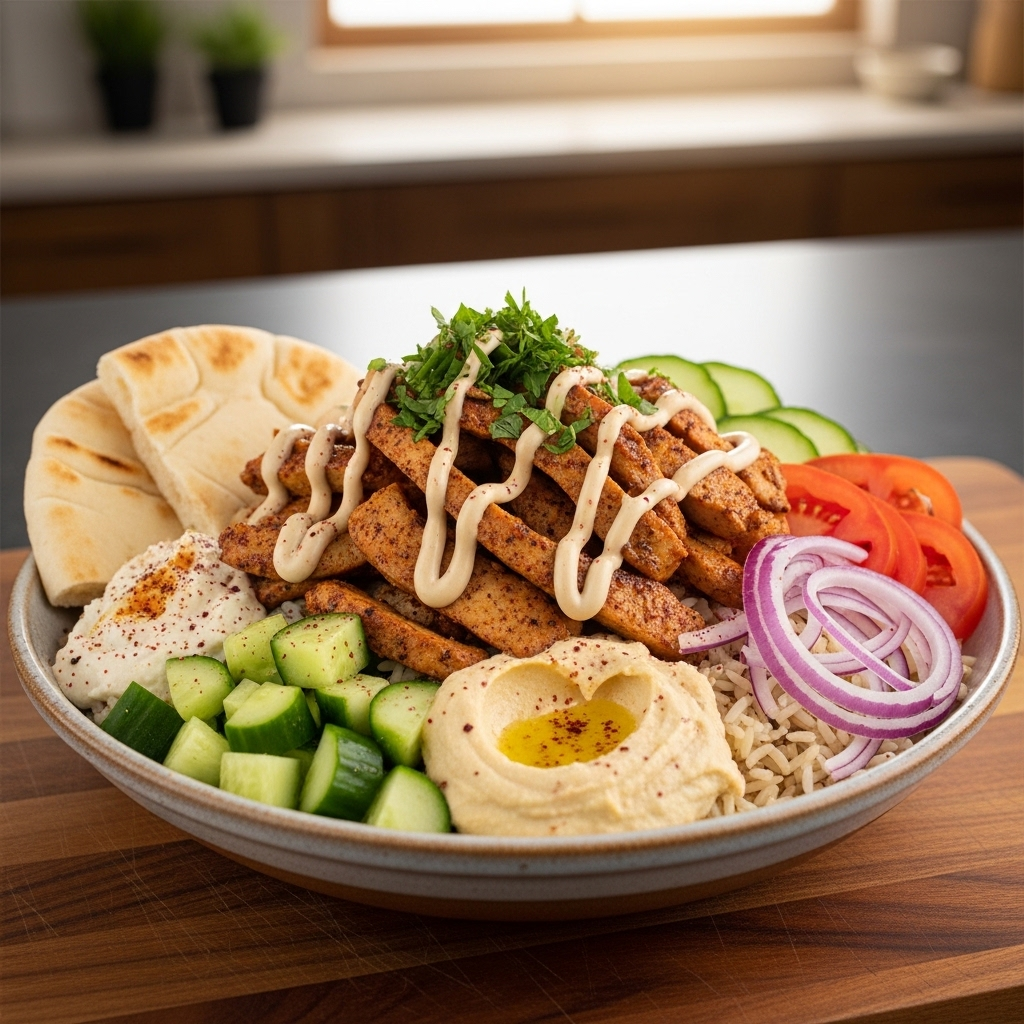 The Ultimate Chicken Shawarma Bowl: A Mediterranean Feast at Home