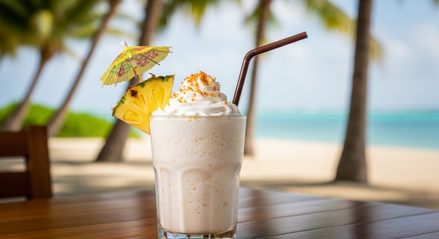 Tropical Creamy Coconut Smoothie Recipe | Refreshing & Vegan