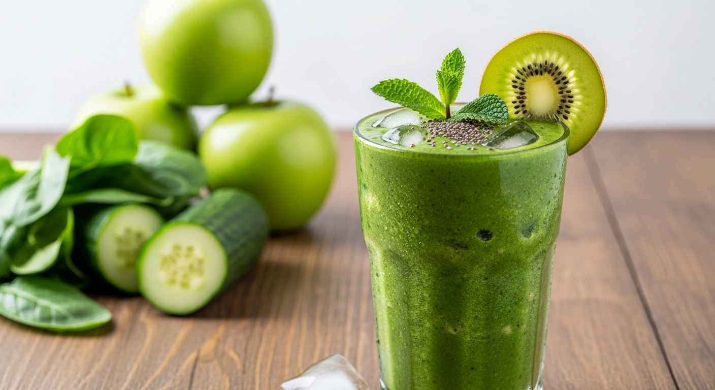 Refreshing Green Detox Smoothie: The Ultimate 5-Minute Glow