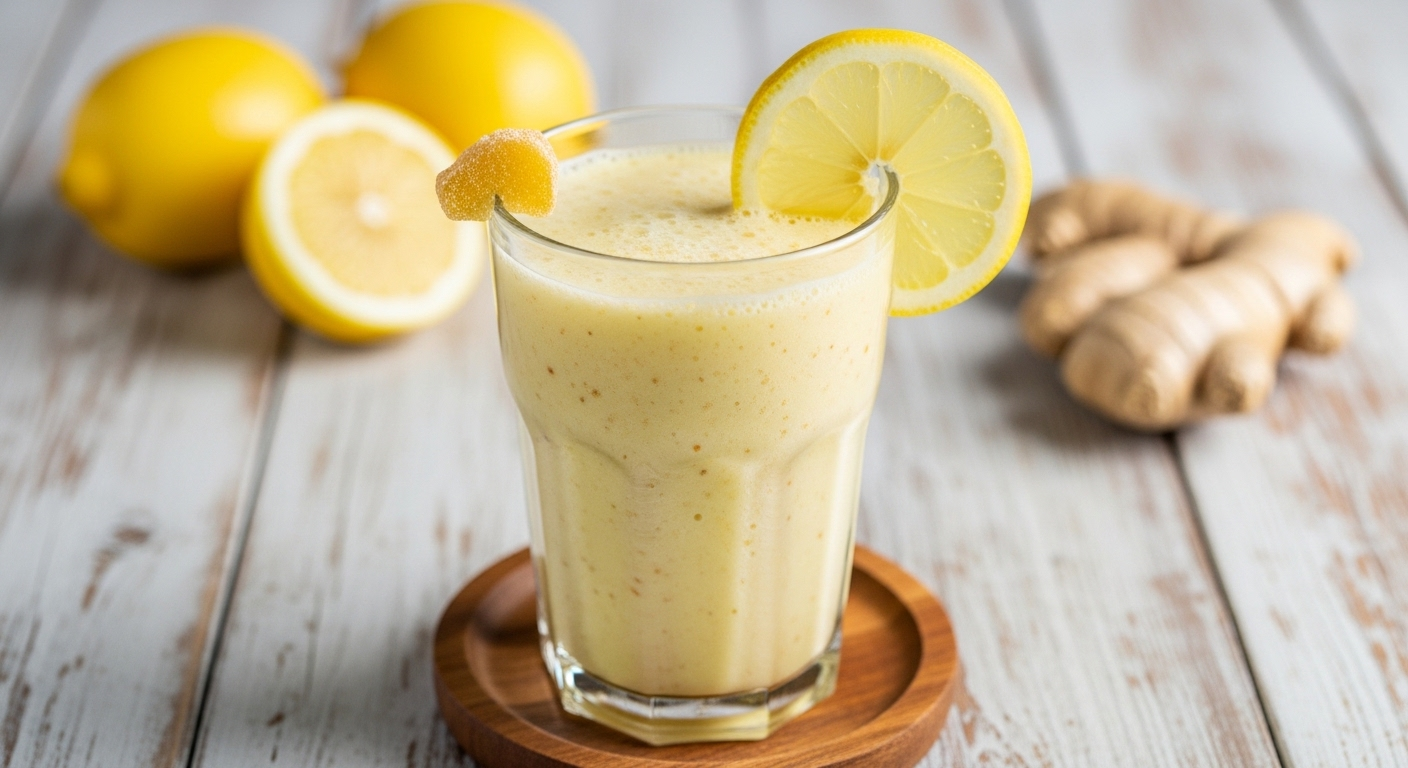 Zesty Revitalization: The Ultimate Lemon Ginger Smoothie Guide