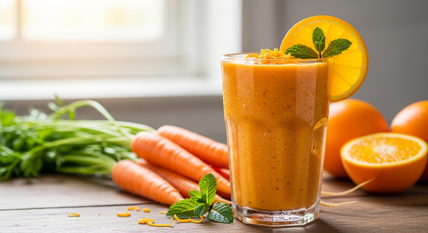 Carrot Orange Smoothie: A Radiant Fusion of Citrus and Earth