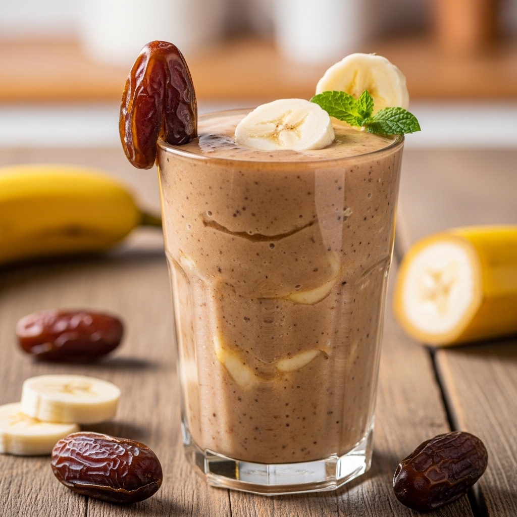 Creamy Banana Date Smoothie Recipe: Naturally Sweet & Healthy