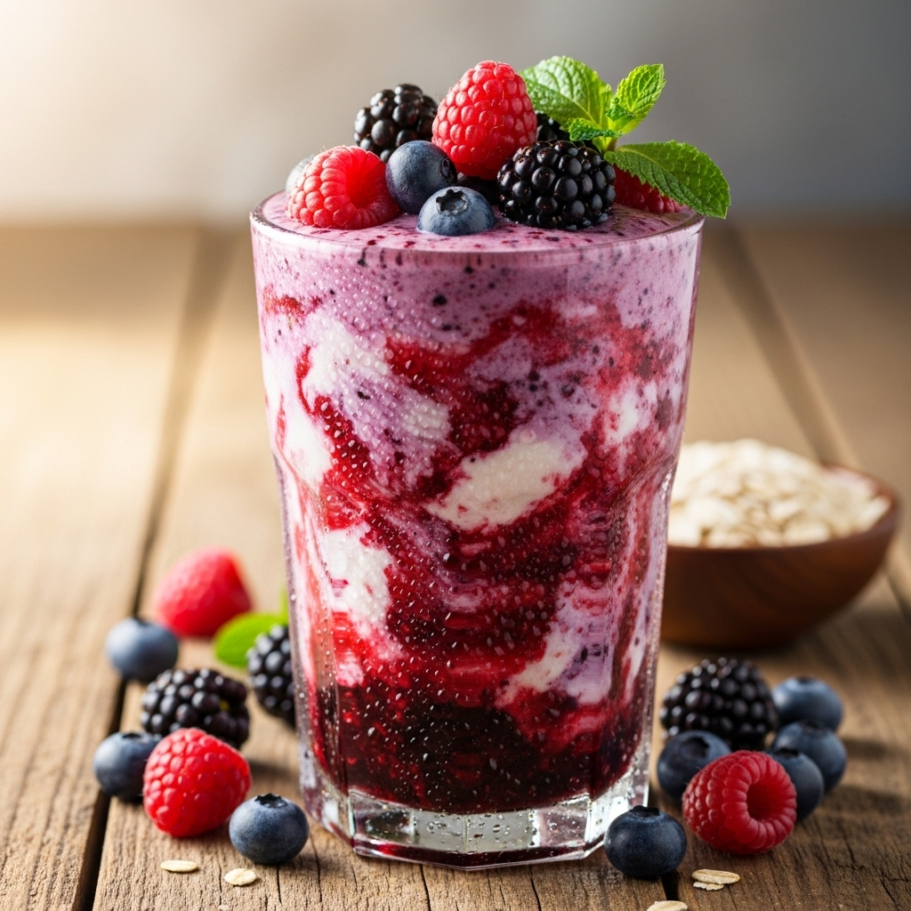 The Ultimate Berry Milk Smoothie: A Creamy, Antioxidant-Rich Delight