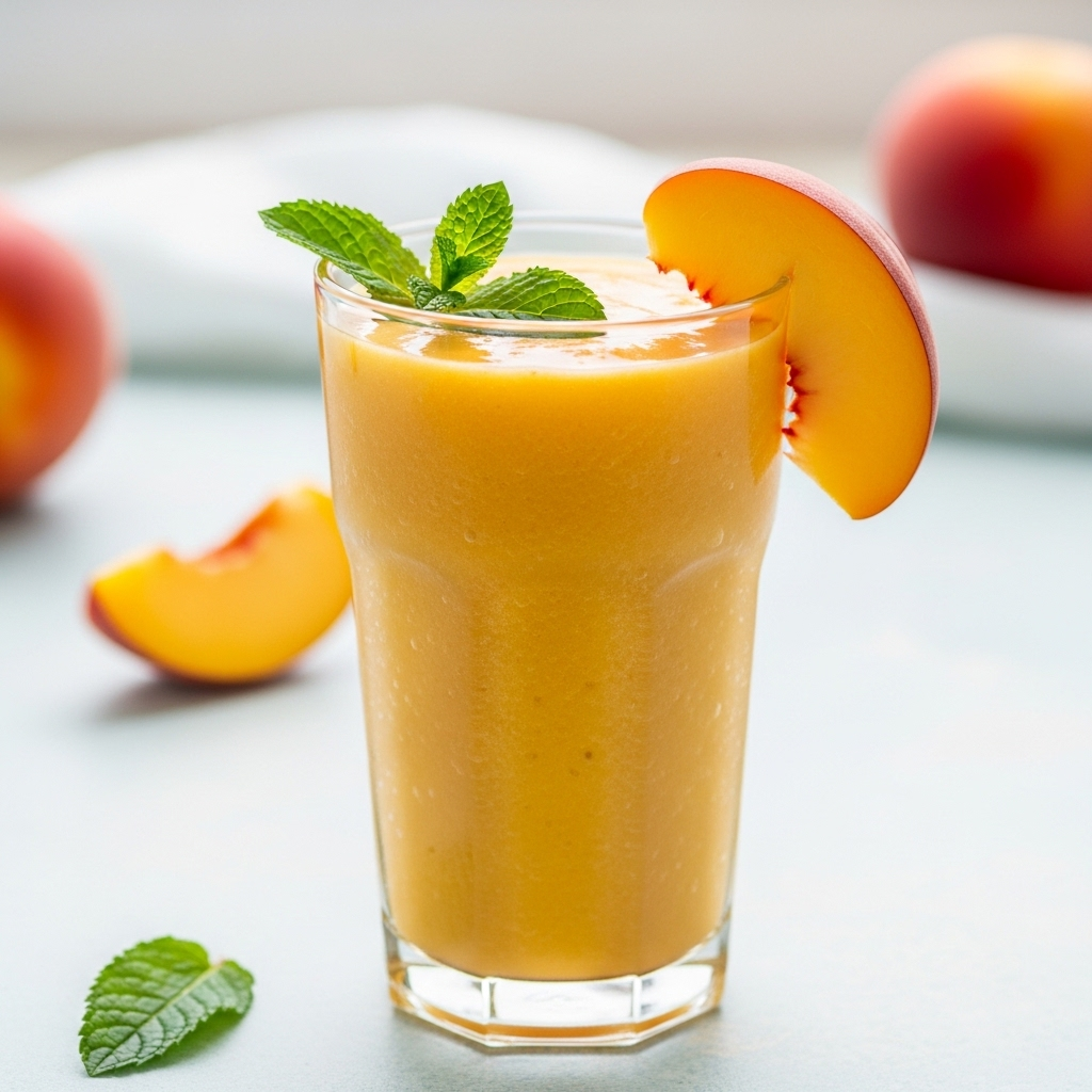 Quick Peach Smoothie: A Taste of Golden Sunshine