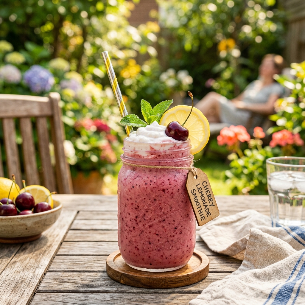 Cherry Lemonade Smoothie: The Ultimate Refreshing Summer Sip