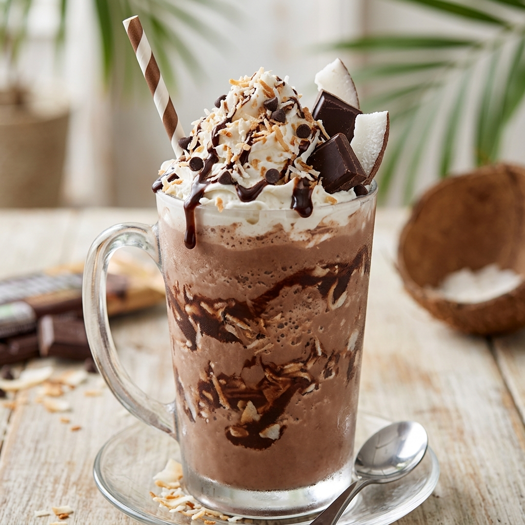 Chocolate Coconut Frost Blast: The Ultimate Chilled Indulgence