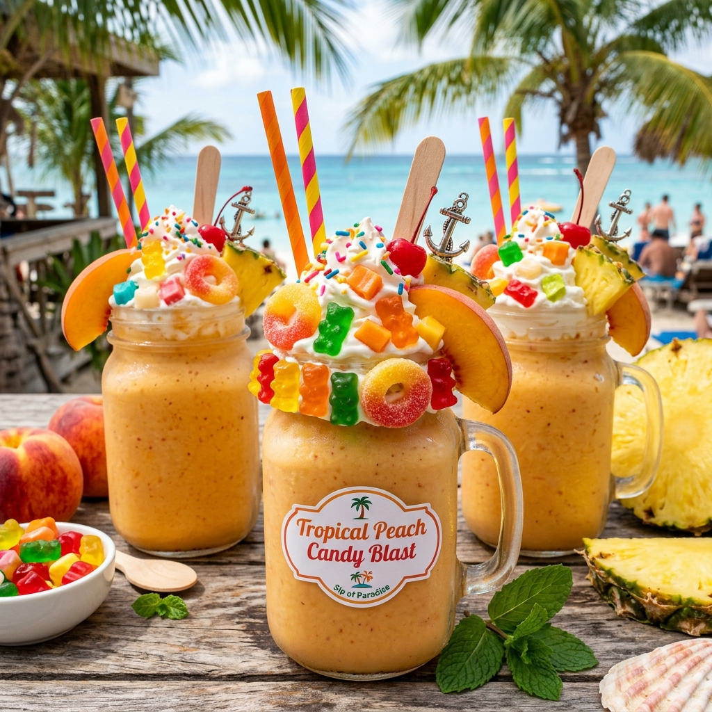 Tropical Peach Candy Blast: The Ultimate Summer Confection
