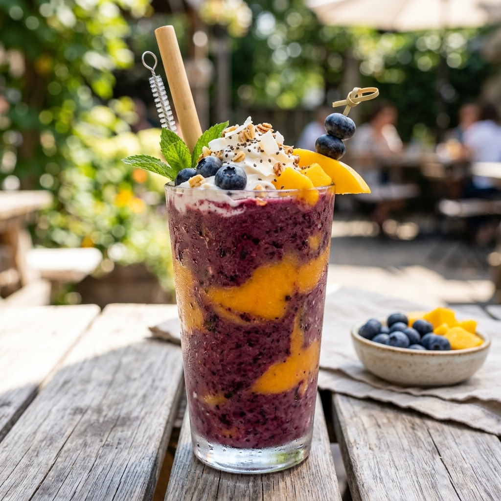Blueberry Mango Frost Smoothie: The Ultimate Tropical Refresh